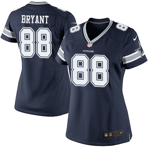 Women's Elite Dez Bryant Nike Jersey Navy Blue Home - #88 NFL Dallas Cowboys